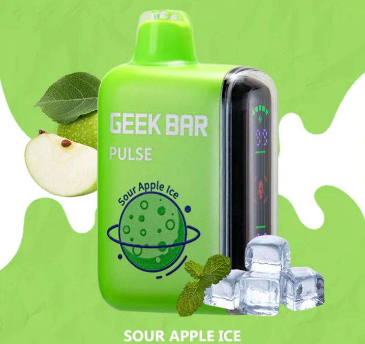 Geek Bar Pulse 15K Puffs Vape - Sour Apple Ice: A Flavorful Journey in Canada’s 2025 Vaping Scene